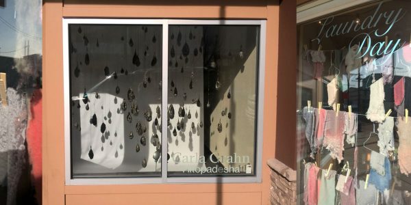 Art Windows Bremerton sculptural installations by Carla Grahn and Marie Weichman