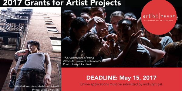 2017 Artist Trust Grants for Artist Projects is open